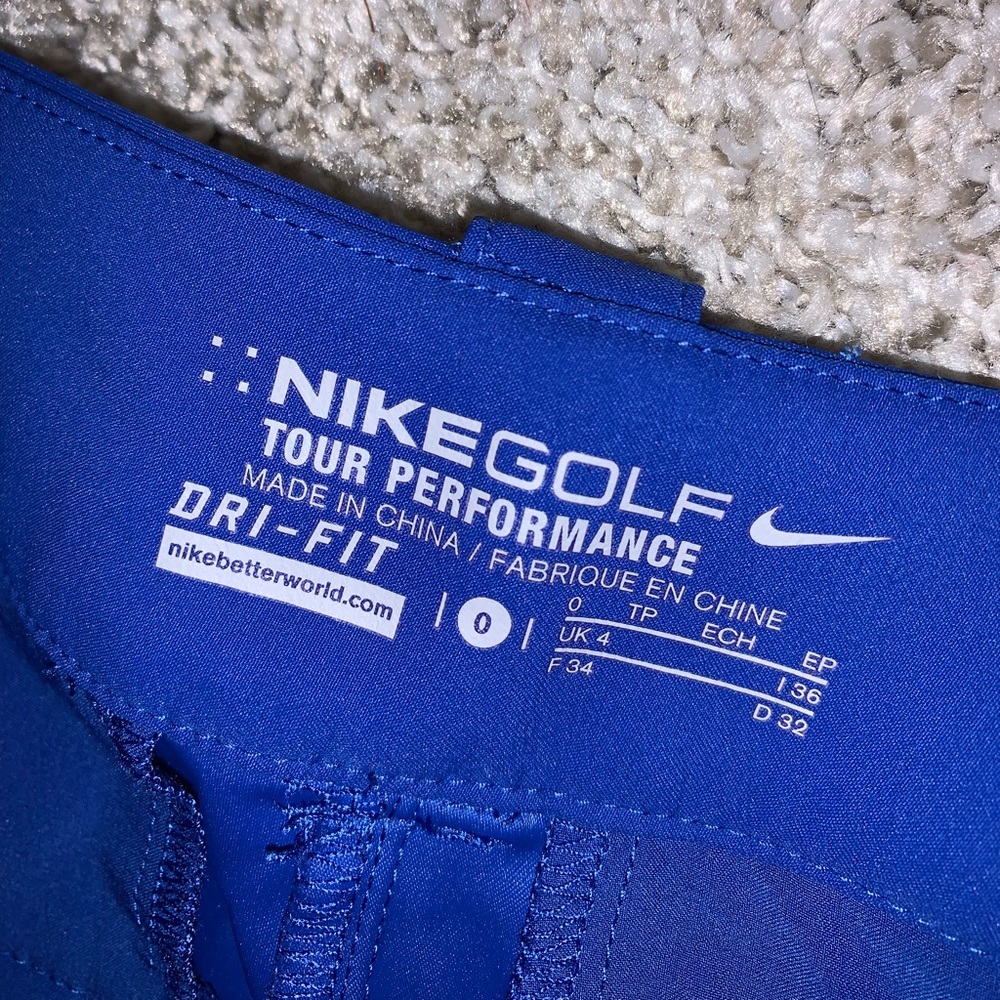 Nike Golf Dri Fit Dark Blue Athletic shorts size 0 - Picture 6 of 10
